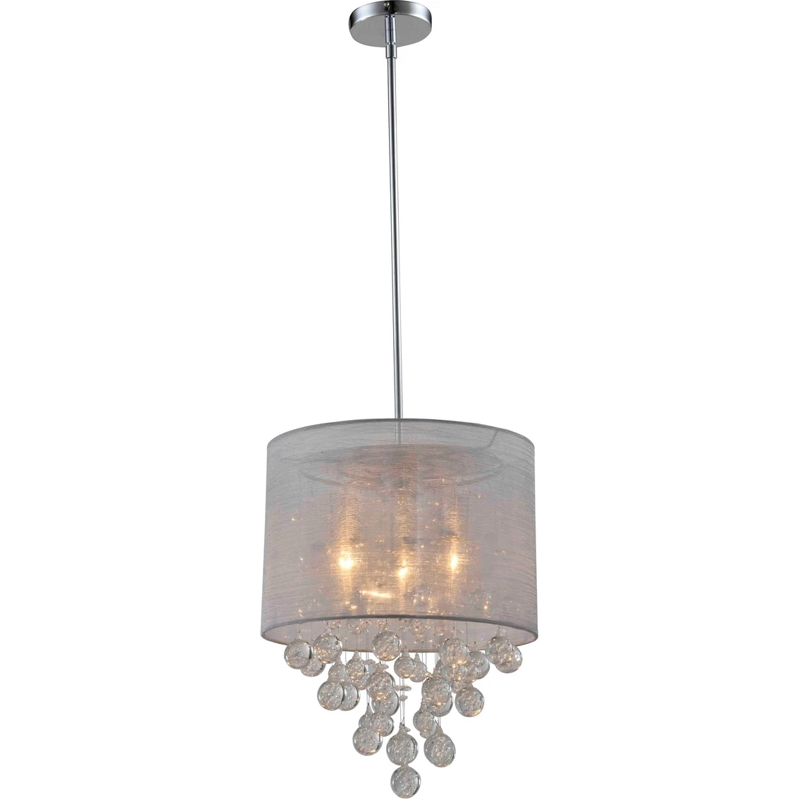 Buy π Artiva USA Charlotte 3 Light Chrome Crystal 18 In. Chandelier π