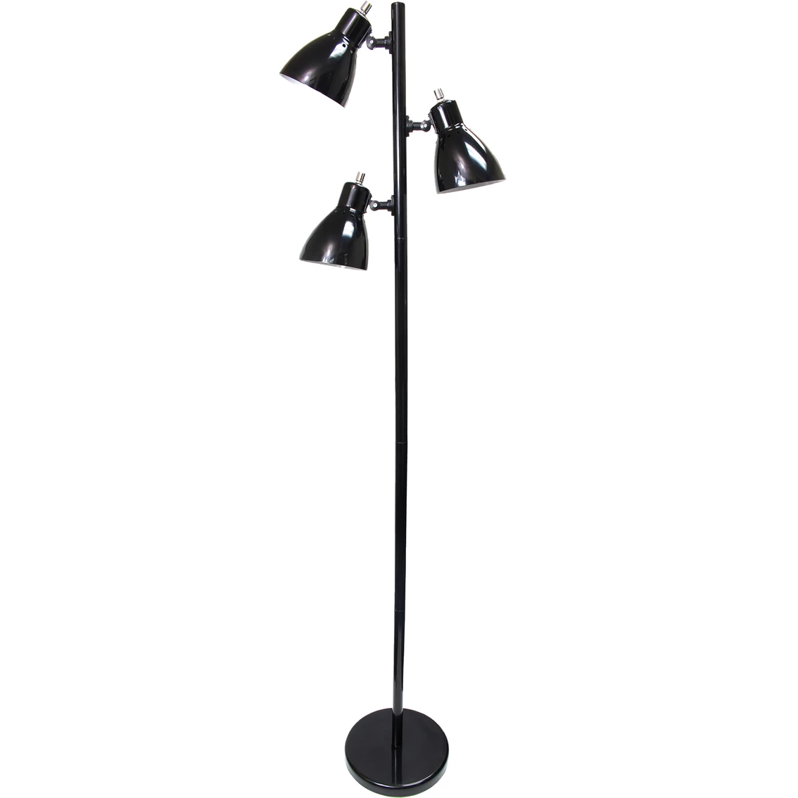 Brand new 💯 Simple Designs Metal 3 Light Tree 63.4 In. Floor Lamp, Black Finish ❤️ - Image 2