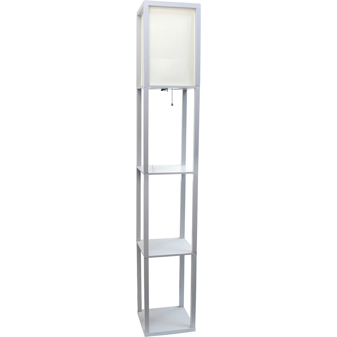 Buy ๐ Simple Designs Etagere 62.75 In. Floor Lamp With Organizer Storage Shelf, Navy โ - Image 3