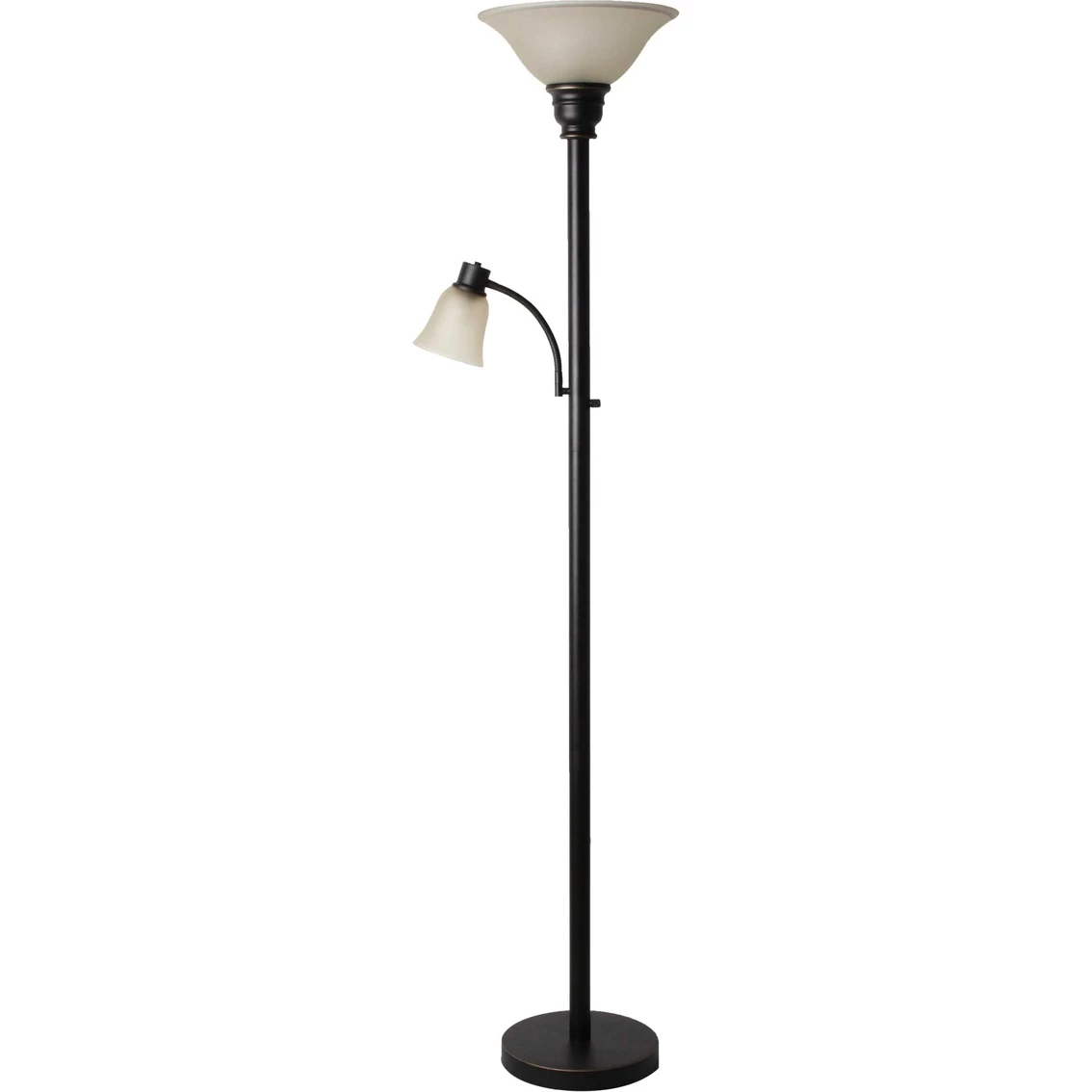 Promo 🤩 Simply Perfect Torchiere With Reading Light 71 In. Floor Lamp 🤩