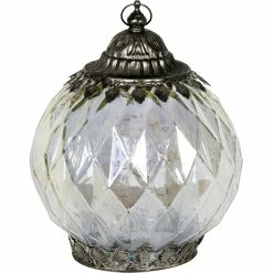 Best reviews of π Exhart Opal Diamond Glass 8 In. Lantern With Timer π