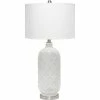 Promo ✔️ Lalia Home Argyle Classic White 29.25 In. Table Lamp With Fabric Shade 🔔