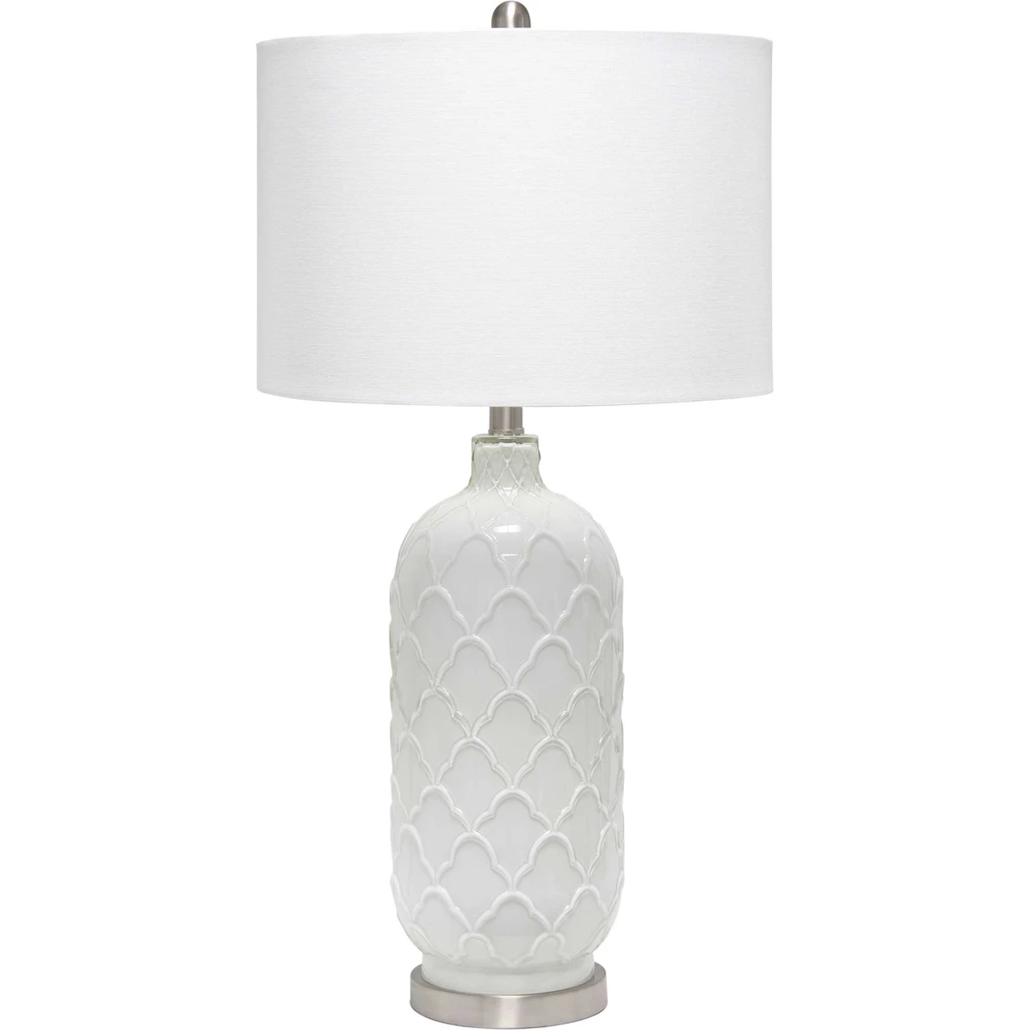 Promo โ๏ธ Lalia Home Argyle Classic White 29.25 In. Table Lamp With Fabric Shade ๐ 1 Promo โ๏ธ Lalia Home Argyle Classic White 29.25 In. Table Lamp With Fabric Shade ๐