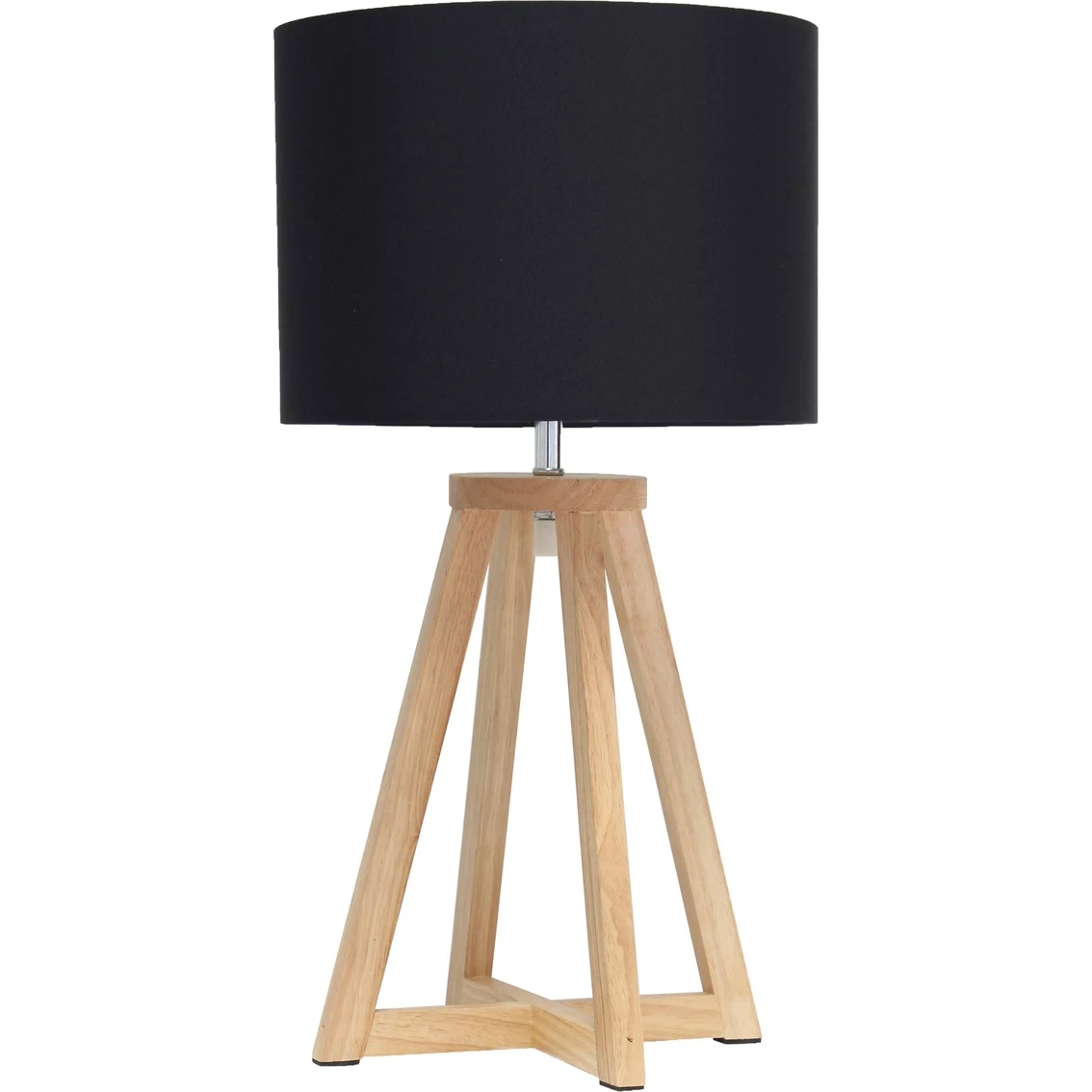 Flash Sale ๐ Simple Designs Triangular Wood 19 In. Table Lamp With Fabric Shade โ๏ธ 4 Flash Sale ๐ Simple Designs Triangular Wood 19 In. Table Lamp With Fabric Shade โ๏ธ - Image 4