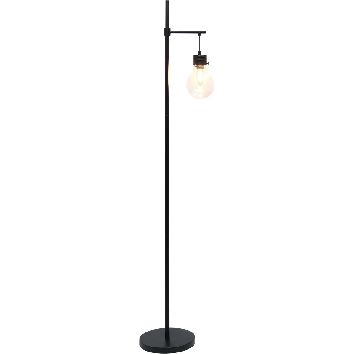 Best Pirce 🎉 Lalia Home Black Matte 1 Light Beacon Floor Lamp With Clear Glass Shade 🌟 - Image 2