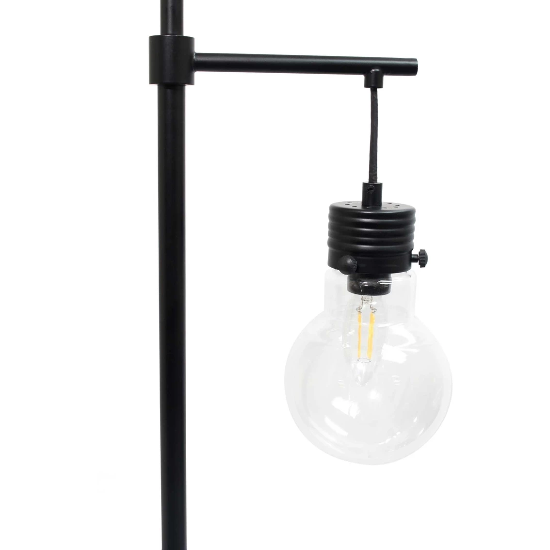 Best Pirce 🎉 Lalia Home Black Matte 1 Light Beacon Floor Lamp With Clear Glass Shade 🌟 - Image 3
