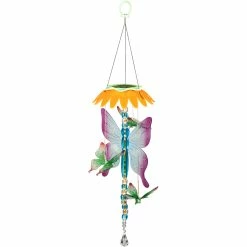 New 🎉 Evergreen Light Chasing Color Changing Solar Butterfly Mobile ✔️