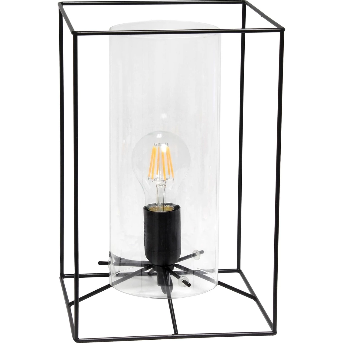 Best Pirce ๐ Lalia Home Framed 11.8 In. Table Lamp With Cylinder Glass Shade ๐ฅฐ - Image 3