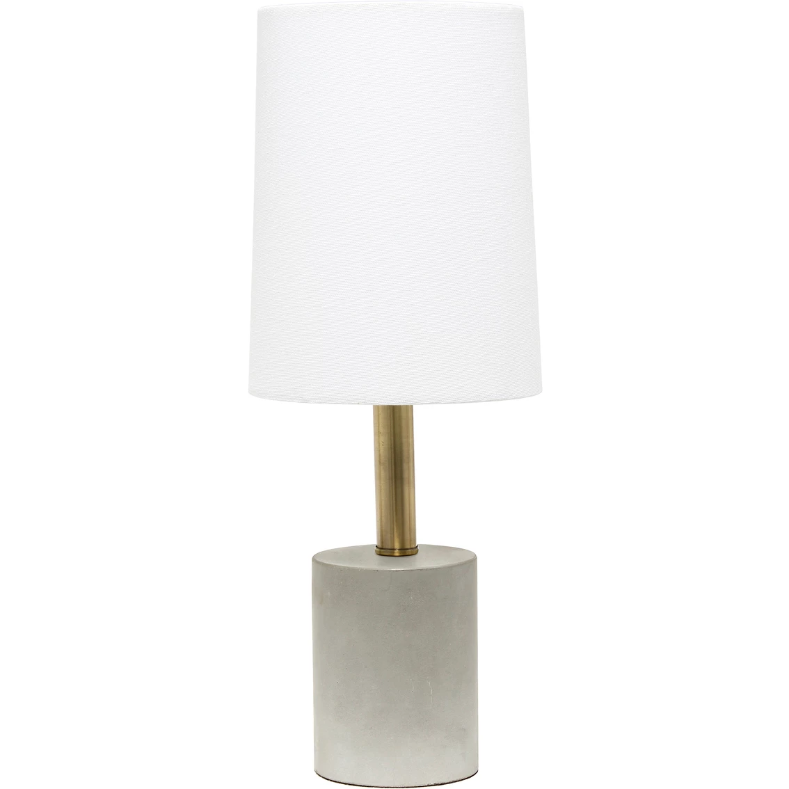 Cheapest ⭐ Lalia Home Antique Brass And Concrete 18.5 In. Table Lamp With Linen Shade ⭐ 2 Cheapest ⭐ Lalia Home Antique Brass And Concrete 18.5 In. Table Lamp With Linen Shade ⭐ - Image 2