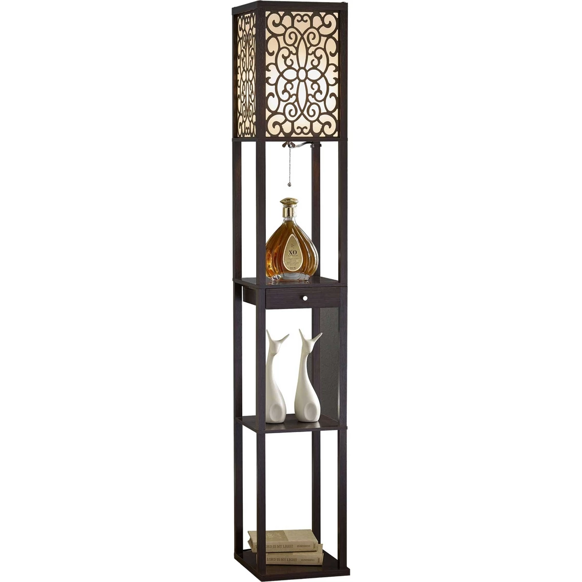 Deals ๐คฉ Artiva USA Etagere 63 In. Shelf Floor Lamp With Drawer, Expresso ๐ 1 Deals ๐คฉ Artiva USA Etagere 63 In. Shelf Floor Lamp With Drawer, Expresso ๐