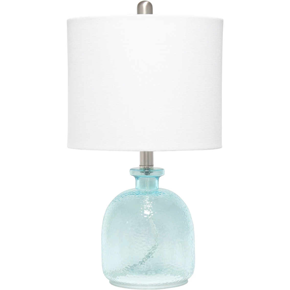 Best deal ๐ Lalia Home Clear ๐จ Hammered Glass Jar 20 In. Table Lamp With Linen Shade ๐ - Image 2