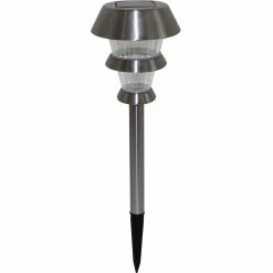 Cheap 🎁 SmartYard Solar 3 Lumen LED Stainless Steel Pathway Light ❤️