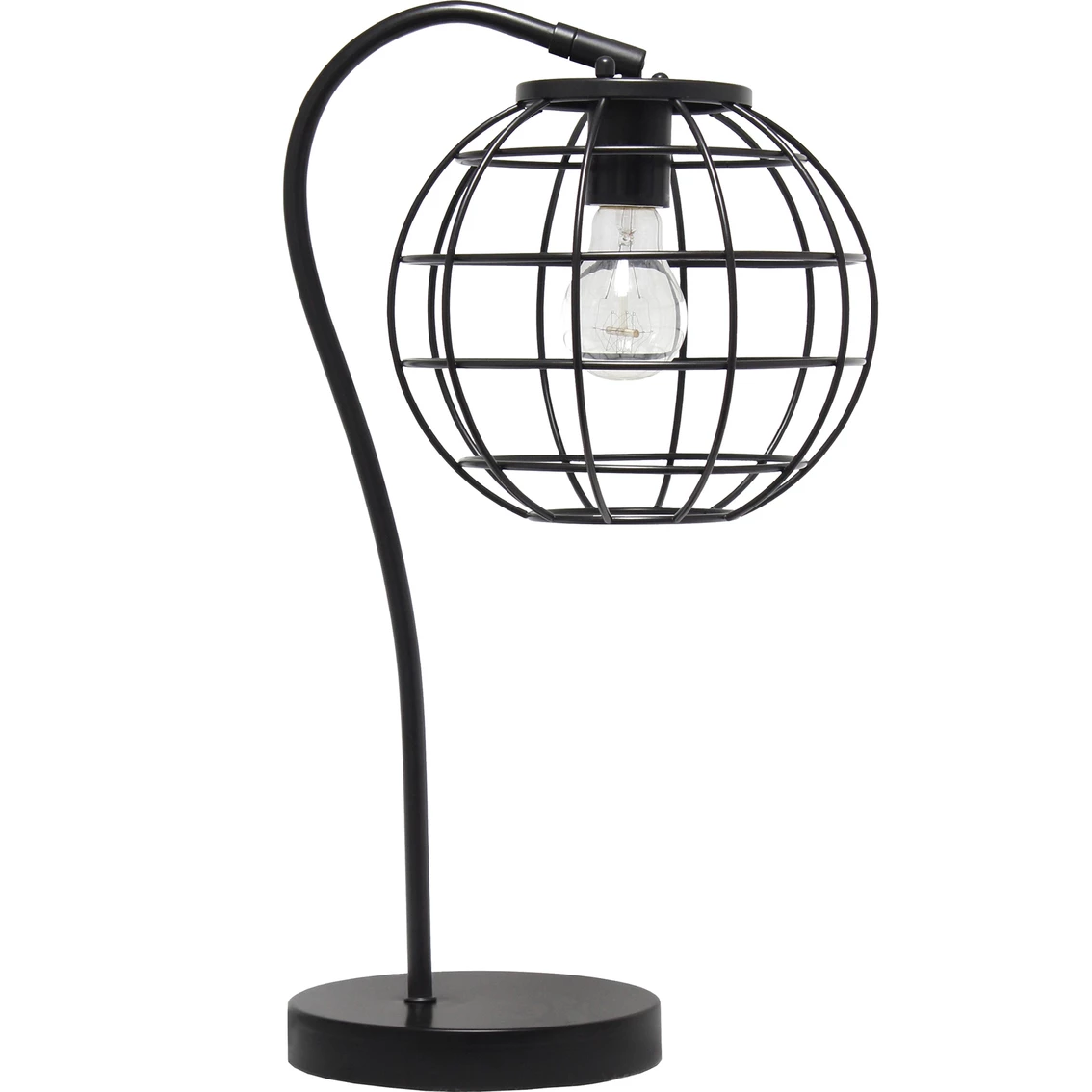 Best Sale ๐ Lalia Home 20 In. Arched Metal Cage Table Lamp ๐ - Image 4