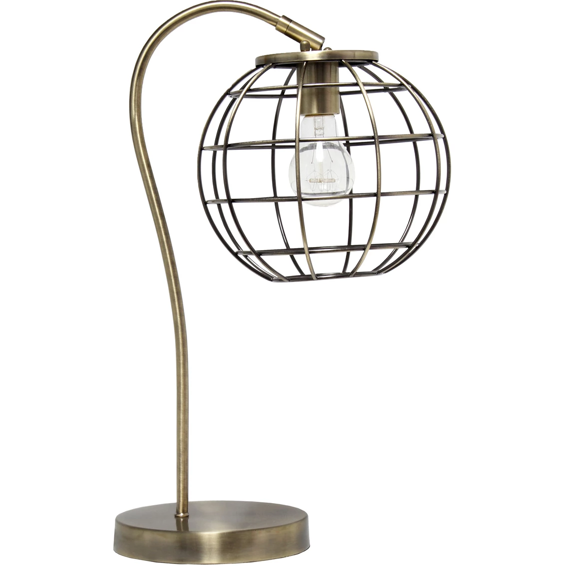 Best Sale ๐ Lalia Home 20 In. Arched Metal Cage Table Lamp ๐ - Image 5