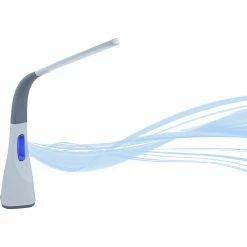 Brand new 🎉 Artiva USA Oxford Adjustable Gooseneck LED Desk Lamp With Bladeless Fan 🤩