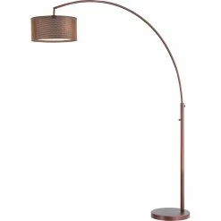 Best Pirce 🤩 Artiva USA Elena IV 81 In. Double Shade LED Arched Floor Lamp With Dimmer 🔔