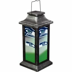 Coupon ⌛ Evergreen 10 In. NFL Football Solar Garden Lantern 🛒
