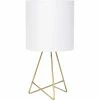 Hot Sale 🥰 Simple Designs Down To The Wire 13.5 In. Table Lamp With Fabric Shade 👏