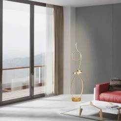 Alternative view of Coupon ⌛ Artiva USA Symphonie 68W Unique Modern 63 In, LED Floor Lamp 🛒