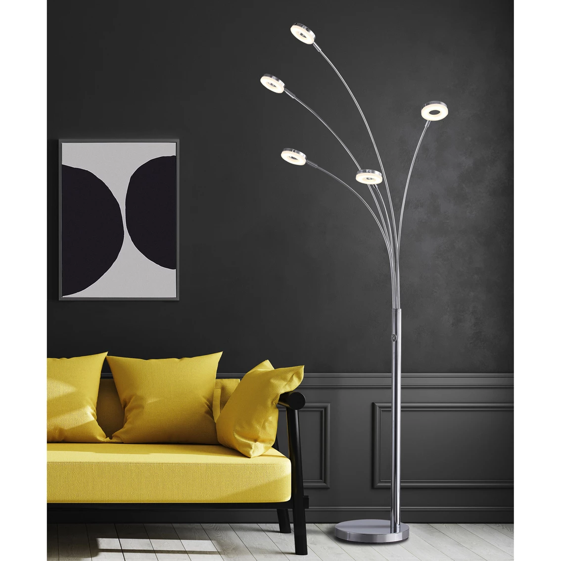 Buy 😀 Artiva USA Super Bright LED 5 Arched 73 In. Floor Lamp With Touch Dimmer 🔥 4 Buy 😀 Artiva USA Super Bright LED 5 Arched 73 In. Floor Lamp With Touch Dimmer 🔥 - Image 4