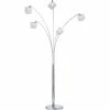 Best Sale 🌟 Artiva USA Princess Quan 83 In. Chrome LED Crystal Arch Floor Lamp 🔥