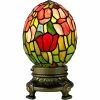 Brand new 👏 Dale Tiffany Floral Tiffany 10 In. Decorative Egg Lamp ✔️