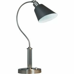 Promo ✔️ Dale Tiffany Springdale 22.75 In. H Multi-Direction LED Desk Lamp With USB Charger 🛒