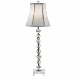 Best deal 🧨 Dale Tiffany 28.5 In. Parvan Crystal Buffet Table Lamp ⌛