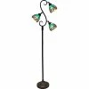 Flash Sale 🎉 Dale Tiffany 72.5 In. Alassio Teal 3-Light Tiffany Floor Lamp ✨
