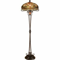Best reviews of 🥰 Dale Tiffany 64.5 In. Briar Dragonfly Tiffany Floor Lamp ⭐