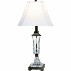 Flash Sale 👏 Dale Tiffany 25.5 In. Alivia 24% Lead Hand Cut Crystal Table Lamp 🤩