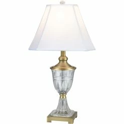 Flash Sale ✔️ Dale Tiffany Walker Hand Cut Crystal Table Lamp 🎉