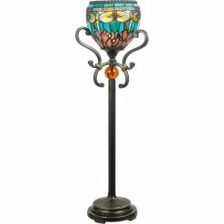 Budget 🥰 Dale Tiffany Briar Dragonfly Blue Tiffany 29 In. Buffet Lamp ⌛