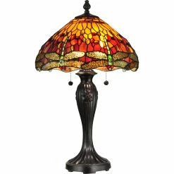 Wholesale 🧨 Dale Tiffany Reves 27 In. Dragonfly Tiffany Table Lamp 🎁