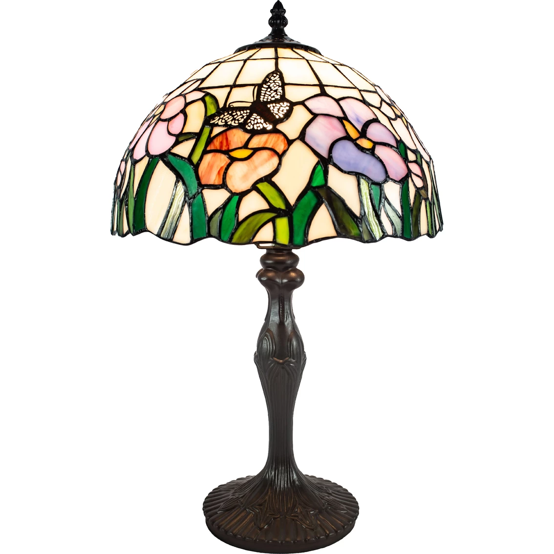 Promo ๐ Dale Tiffany Pazio Floral Butterfly 19.5 In. Tiffany Table Lamp ๐ฅฐ 1 Promo ๐ Dale Tiffany Pazio Floral Butterfly 19.5 In. Tiffany Table Lamp ๐ฅฐ