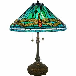 Hot Sale 🛒 Dale Tiffany Sonata Dragonfly 26.5 In. Tiffany Table Lamp ✔️
