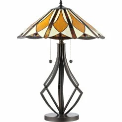 Deals 🤩 Dale Tiffany Diamond Flare 28 In. Table Lamp 🧨