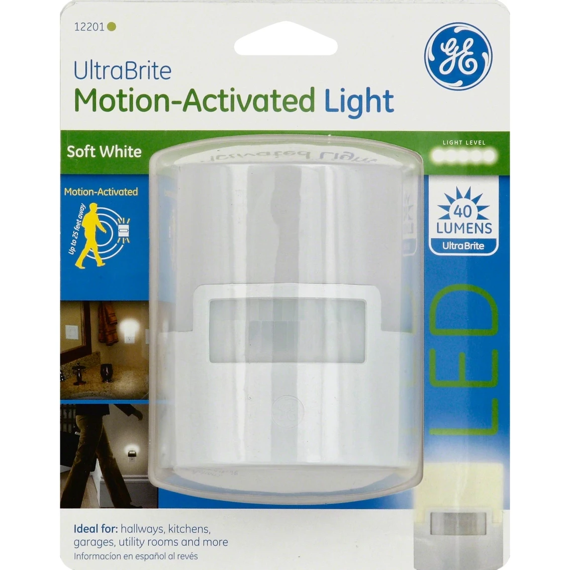 Outlet π GE Ultrabrite Motion Sensing LED Nightlight π
