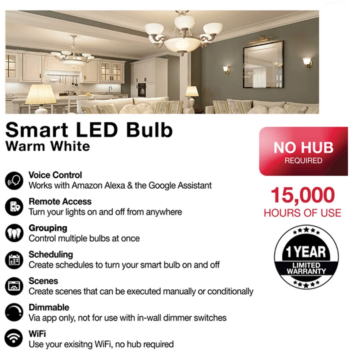 Cheapest βοΈ Energizer A19 Smart Warm White LED Bulb π― - Image 3
