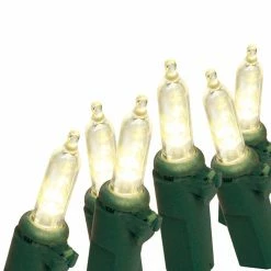 Promo 😍 Everstar Incandescent Style LED Mini Light Set, White Wire 100 Lights ❤️