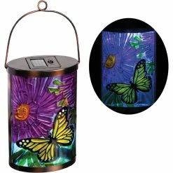Deals 🔔 Evergreen Garden Friends Butterfly 14.7 In. Solar Lantern ✔️