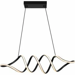New π Artiva USA Infinito 68W Statement Geometric LED Dimmable Chandelier π