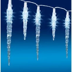 Coupon 🔔 Everstar Cool White Twinkling LED Icicles 30 Pk. 👏