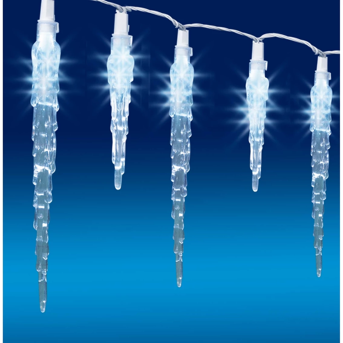 Coupon π Everstar Cool White Twinkling LED Icicles 30 Pk. π