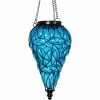 Best deal 🥰 Exhart 24 In. Solar Hanging Glass Lantern ❤️