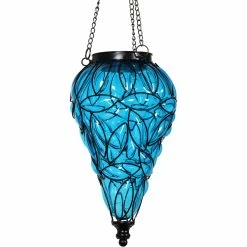 Best deal π₯° Exhart 24 In. Solar Hanging Glass Lantern β€οΈ