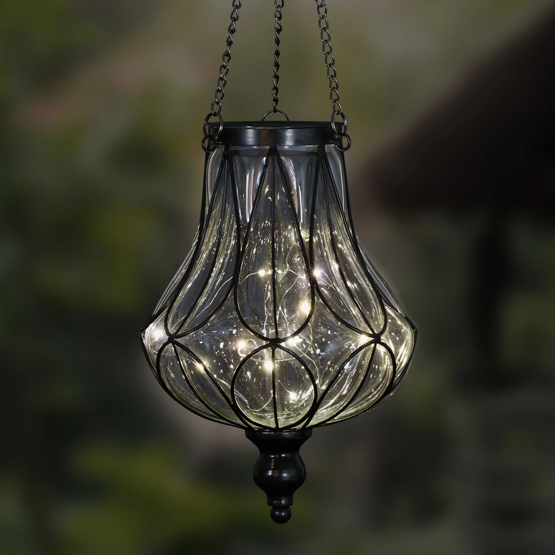 Coupon β€οΈ Exhart 7.5 X 24 In. Hanging Glass Solar Lantern π - Image 3