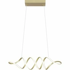 Deals π Artiva USA Infinito Integrated LED Anodized Gold Modern Unique Chandelier β€οΈ