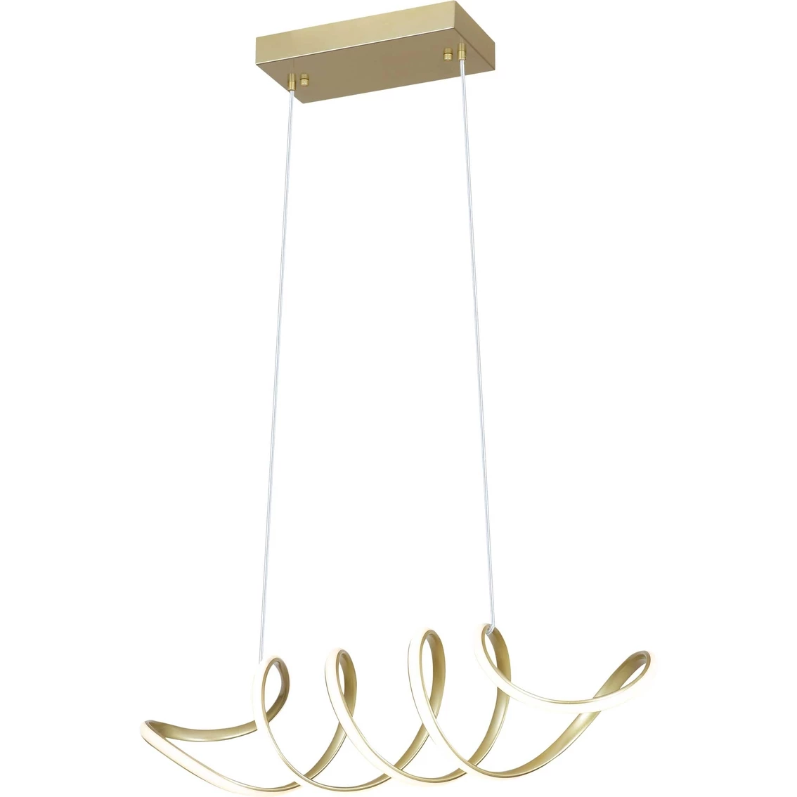 Deals π Artiva USA Infinito Integrated LED Anodized Gold Modern Unique Chandelier β€οΈ - Image 2