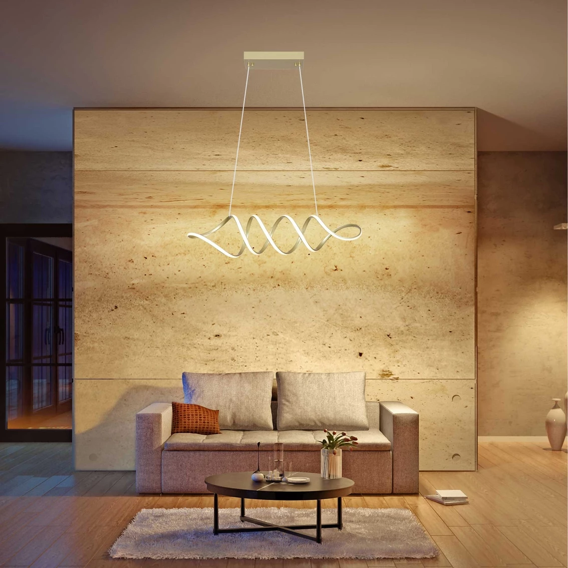 Deals π Artiva USA Infinito Integrated LED Anodized Gold Modern Unique Chandelier β€οΈ - Image 4